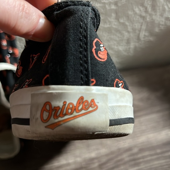 Row one Baltimore Orioles black canvas shoe - Picture 5 of 6